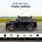 Coche Eléctrico para Niño +3 Años con Licencia de Mercedes 12V con Mando a Distancia Música y Luces Negro