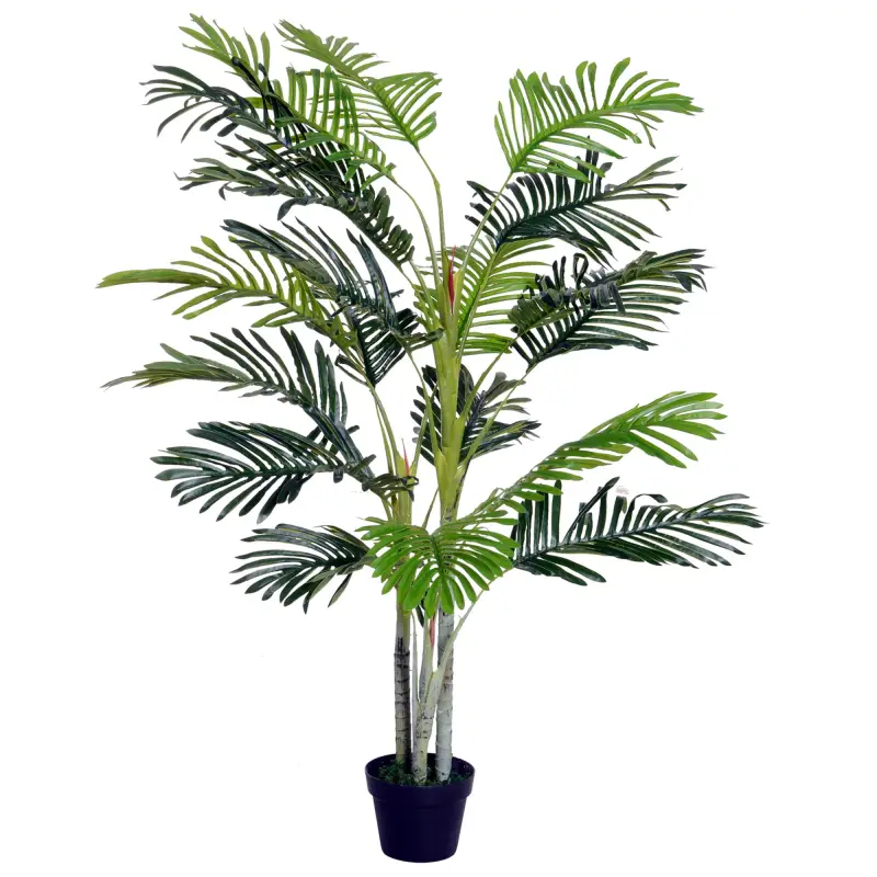 Planta Artificial Palmera 150 cm con Maceta y Musgo para Decoración Interior Salón Oficina Ø18x150 cm Verde Planta Artificial Palmera 150 cm con Maceta y Musgo para Decoración Interior Salón Oficina Ø18x150 cm Verde