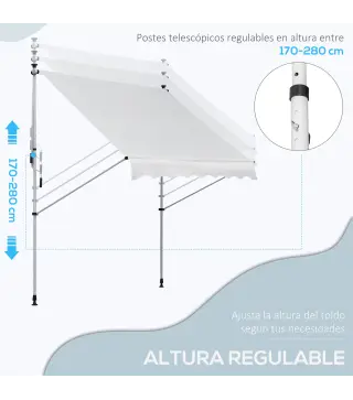 Toldo Manual Retráctil