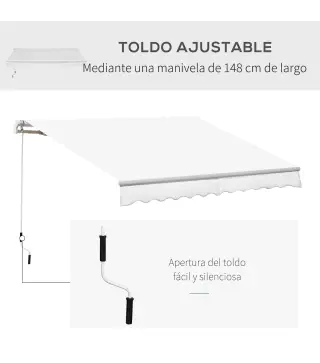 Toldo Manual Plegable