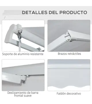 Toldo Manual Plegable