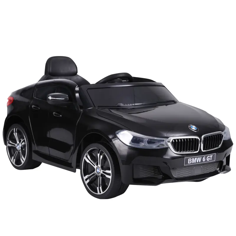 Coche Eléctrico BMW 6GT para Niños +3 Años Automóvil Infantil de Batería 6V con Control Remoto Luces y Sonidos MP3 USB Carga 30