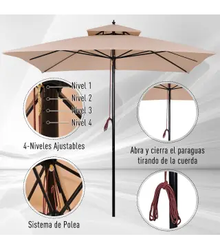 Parasol de Jardín