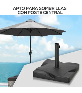 Base para Parasol de Jardín