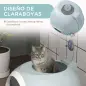 Caja de Arena para Gatos Arenero Cerrado con Claraboya Abatible Bandeja Extraíble y Pala 47x55x44 cm Azul Caja de Arena para Gatos Arenero Cerrado con Claraboya Abatible Bandeja Extraíble y Pala 47x55x44 cm Azul
