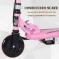 Patinete Eléctrico Plegable para Niños de 7-14 Años, Patinete Eléctrico con Velocidad Max. 12 km/h, Alcance de 8 km, Altura Ajus
