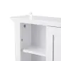 Armario de Baño de Pared Multifuncional Gabinete para Ahorro de Espacio con 3 Niveles Abiertos 1 Puerta Estante Ajustable Antivu Armario de Baño de Pared Multifuncional Gabinete para Ahorro de Espacio con 3 Niveles Abiertos 1 Puerta Estante Ajustable Antivu