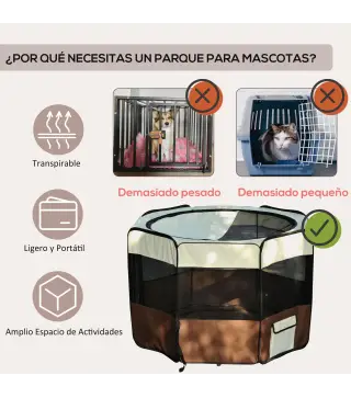 Parque Mascotas Plegable