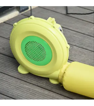 Soplador Eléctrico de 450W para Castillo Hinchable Ventilador de Aire Industrial para Juguetes Inflables 35x26x33,5cm Amarillo y