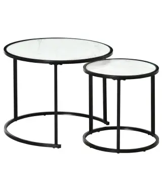 Juego de 2 Mesas Auxiliares