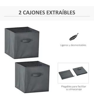 Estantería de 4 Cubos