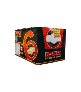 Filtros Tabaco De 6Mm - 120 Unidades