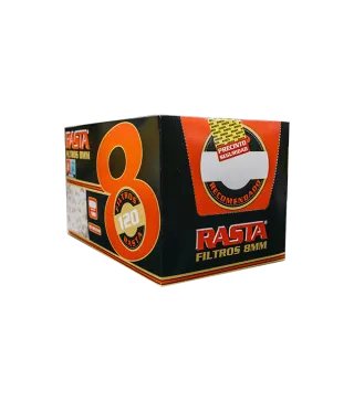 Filtros Tabaco De 8Mm - 120 Unidades