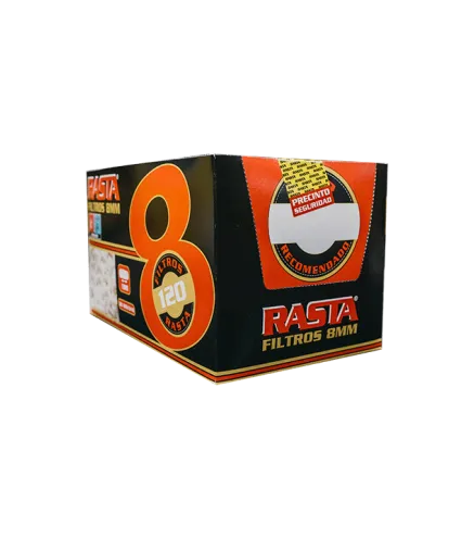 Filtros Tabaco De 8Mm - 120 Unidades