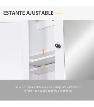 Armario de Baño con Espejo de Pared