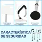 Silla para Ducha Taburete de Ducha Antideslizante con Altura Ajustable y Apoyabrazos Regulable Carga 136 kg Silla para Ducha Taburete de Ducha Antideslizante con Altura Ajustable y Apoyabrazos Regulable Carga 136 kg