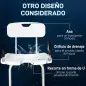 Silla para Ducha Taburete de Ducha Antideslizante con Altura Ajustable y Apoyabrazos Regulable Carga 136 kg Silla para Ducha Taburete de Ducha Antideslizante con Altura Ajustable y Apoyabrazos Regulable Carga 136 kg