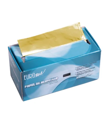 EUROSTIL PROFESIONAL PAPEL DE ALUMINIO ORO ROLLO 100M 1UN