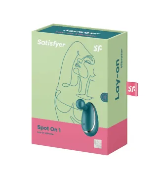 SATISFYER SPOT ON 1 LAY-ON VIBRADOR VERDE 1UN