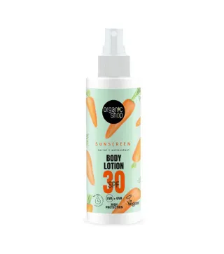ORGANIC SHOP CARROT LOCION CORPORAL SPF30 150ML