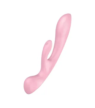 SATISFYER TRIPLE LOVER VIBRADOR ROSA 1UN