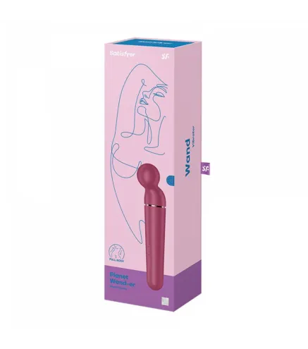 SATISFYER PLANET WAND-ER VIBRADOR BERRY + ROSEGOLD 1UN