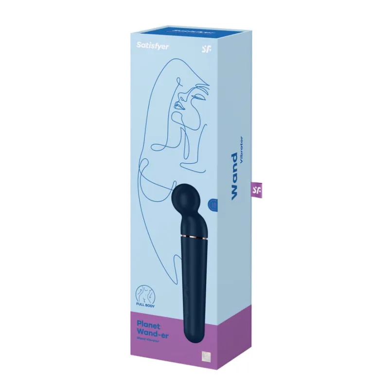 SATISFYER PLANET WAND-ER VIBRADOR BLUE + ROSEGOLD 1UN SATISFYER PLANET WAND-ER VIBRADOR BLUE + ROSEGOLD 1UN