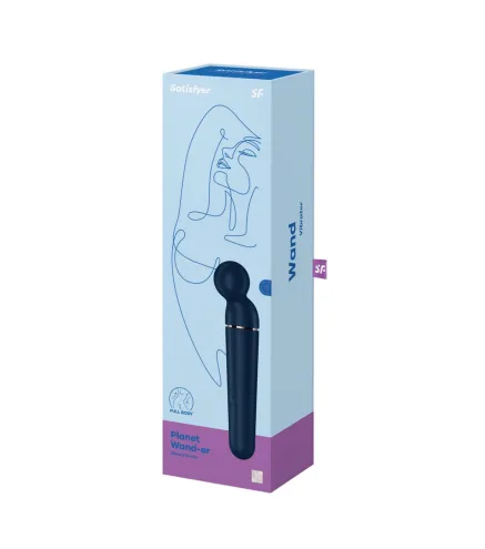 SATISFYER PLANET WAND-ER VIBRADOR BLUE + ROSEGOLD 1UN