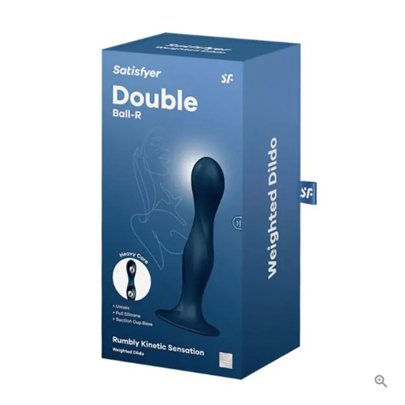 SATISFYER DOUBLE BALL-R RUMBLY KINETIC SENSATTION DILDO 1UN SATISFYER DOUBLE BALL-R RUMBLY KINETIC SENSATTION DILDO 1UN