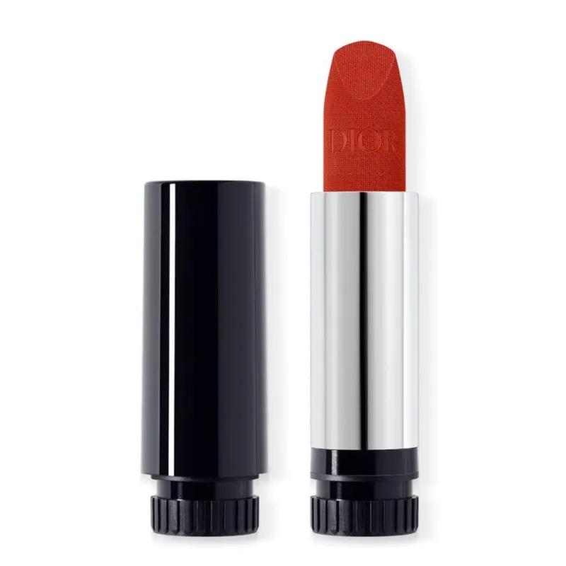 DIOR ROUGE DIOR BARRA DE LABIOS 777 FAHRENHEIT VELVET RECARGA 30ML