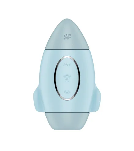 SATISFYER MISSION CONTROL DOUBLE AIR PULSE VIBRADOR AZUL 1UN
