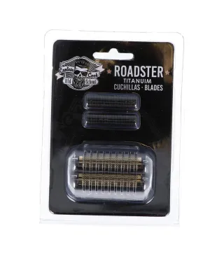 EUROSTIL ROADSTER CUCHILLAS PARA AFEITADORA NEGRA RECAMBIO + CABEZAL 1U.