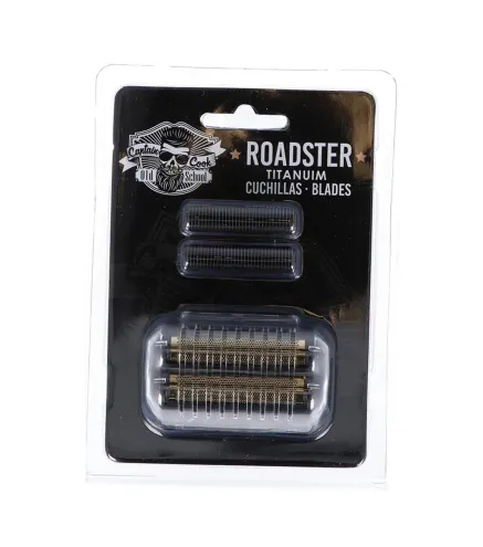 EUROSTIL ROADSTER CUCHILLAS PARA AFEITADORA NEGRA RECAMBIO + CABEZAL 1U.