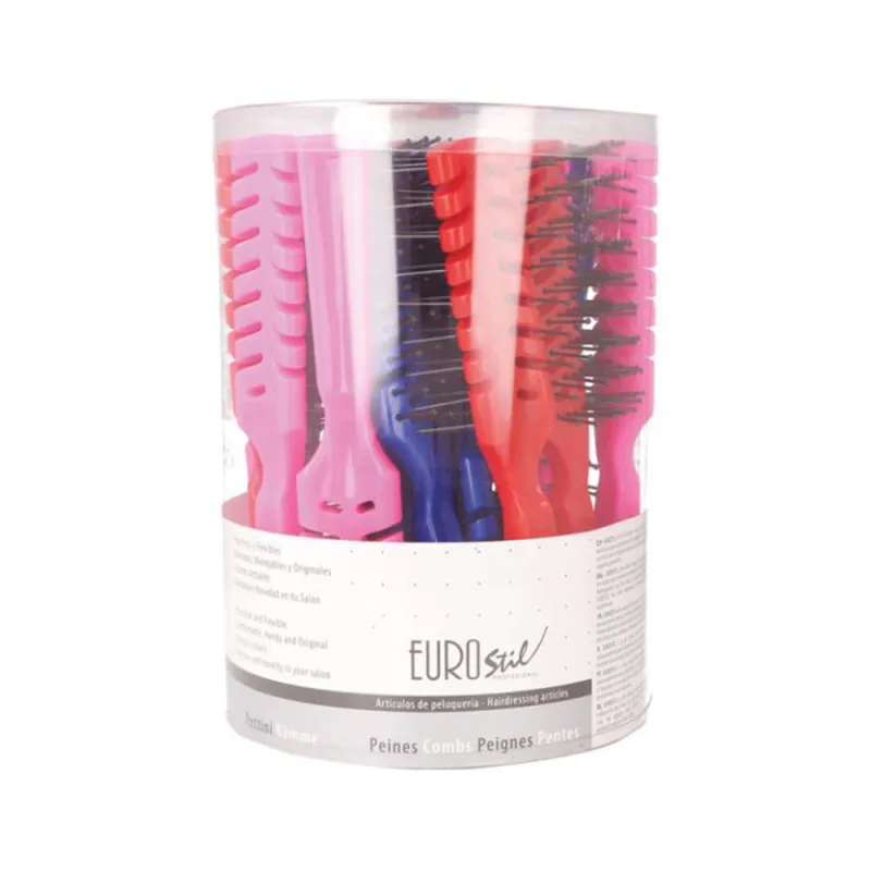 EUROSTIL COLORES BOTE PEINES ESQUELETO 20UN EUROSTIL COLORES BOTE PEINES ESQUELETO 20UN