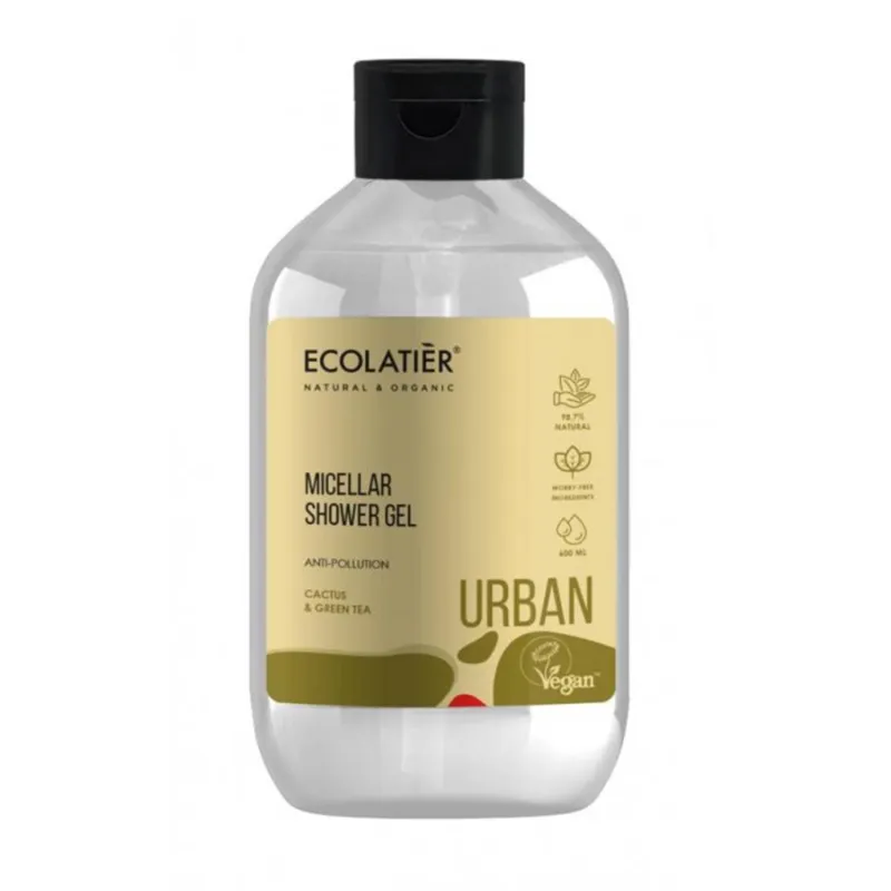 ECOLATIER MICELLAR ANTI-POLLUTION GEL DE BAÑO CACTUS 1UN