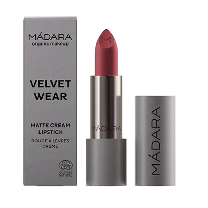 MADARA VELVET WEAR MATTE CREAM BARRA DE LABIOS 504 DOMINANCE 1UN MADARA VELVET WEAR MATTE CREAM BARRA DE LABIOS 504 DOMINANCE 1UN