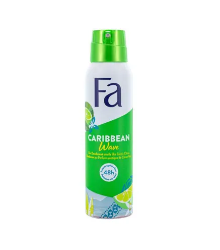 FA CARIBBEAN WAVE DESODORANTE 150ML VAPORIZADOR