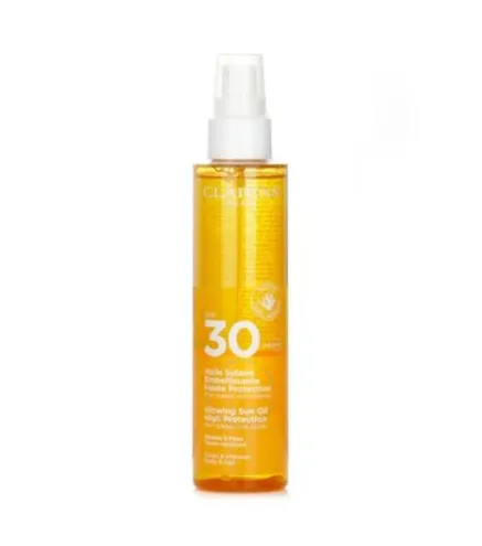 CLARINS GLOWING ACEITE SOLAR SPF30 150ML VAPORIZADOR