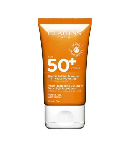 CLARINS YOUTH PROTECTION SUNSCREEN CREMA FACIAL SPF50+ 50ML
