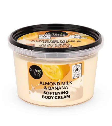 ORGANIC SHOP ALMOND MILK&BANANA CREMA CORPORAL 250ML