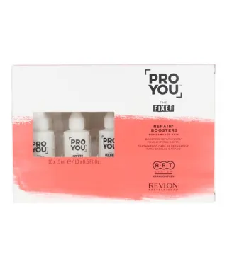 REVLON THE FIXER REPAIR BOOSTERS CABELLO DAÑADO TRATAMIENTO 10UN