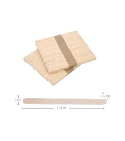 EUROSTIL MADERA BOLSA DE ESPATULAS 115X110MM PACK 100UN