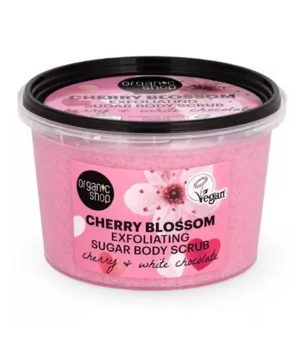 ORGANIC SHOP CHERRY BLOSSOM AZUCAR EXFOLIANTE CORPORAL 250ML
