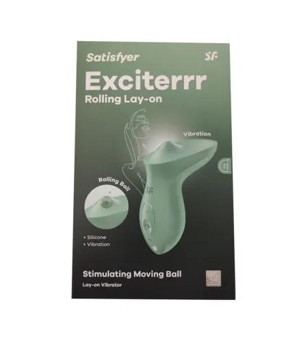 SATISFYER EXCITTER BALL VIBRADOR VERDE 1UN