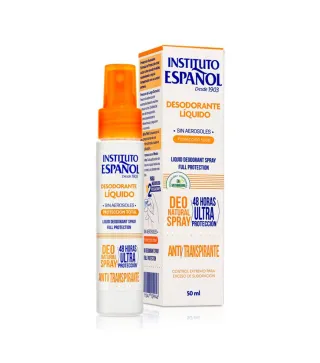 INSTITUTO ESPAÑOL ANTI-TRANSPIRANTE SPRAY DESODORANTE LIQUIDO 50ML VAPORIZADOR