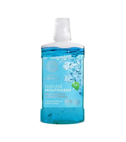 NATURA SIBERICA NATURAL CON MENTA ENJUAGE BUCAL 520ML