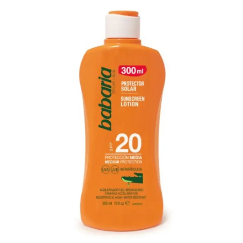 BABARIA PROTECTOR SOLAR SPF20 300ML BABARIA PROTECTOR SOLAR SPF20 300ML