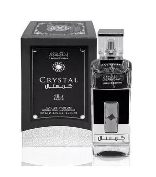 AL ZAAFARAN CRYSTAL BLACK EAU DE PARFUM 100ML VAPORIZADOR