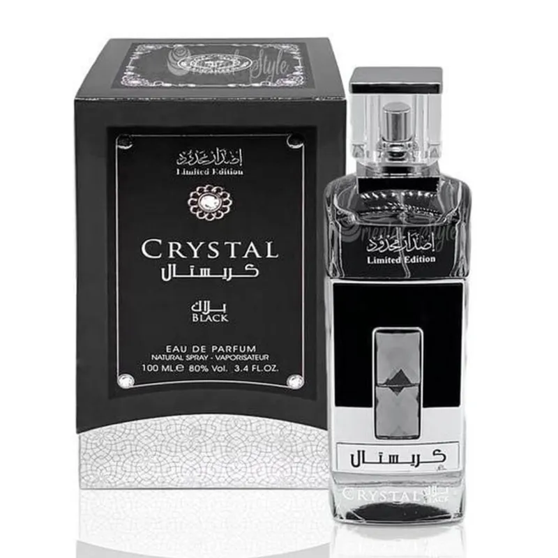 AL ZAAFARAN CRYSTAL BLACK EAU DE PARFUM 100ML VAPORIZADOR AL ZAAFARAN CRYSTAL BLACK EAU DE PARFUM 100ML VAPORIZADOR