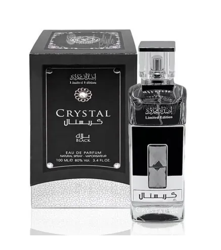AL ZAAFARAN CRYSTAL BLACK EAU DE PARFUM 100ML VAPORIZADOR